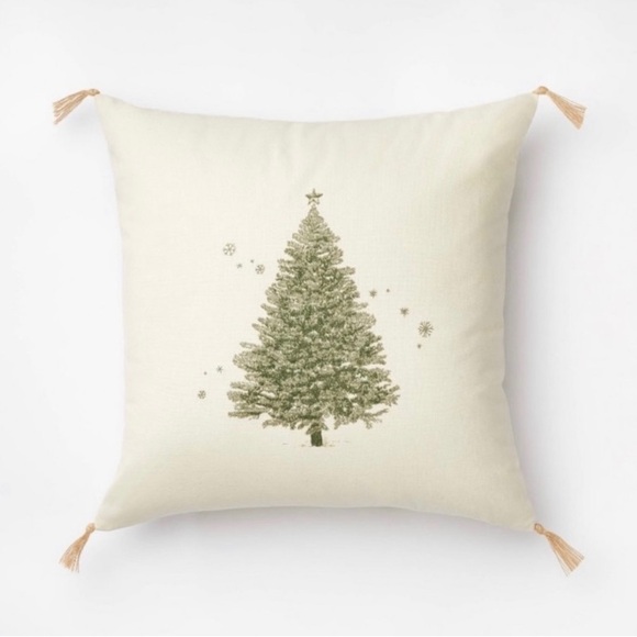 Studio McGee Christmas Tree Pillow Cover - Picture 1 of 5